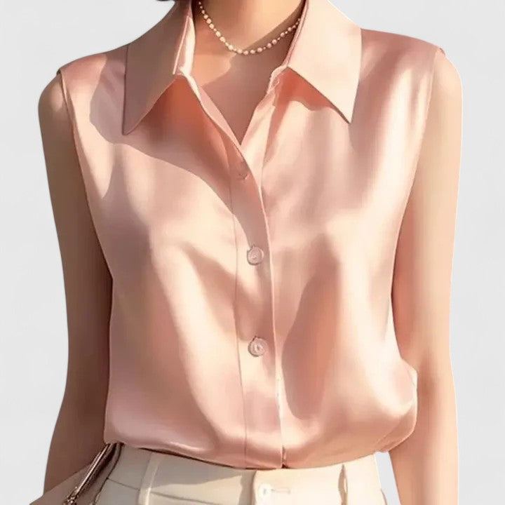 Fleur | Satin Elegance Blouse