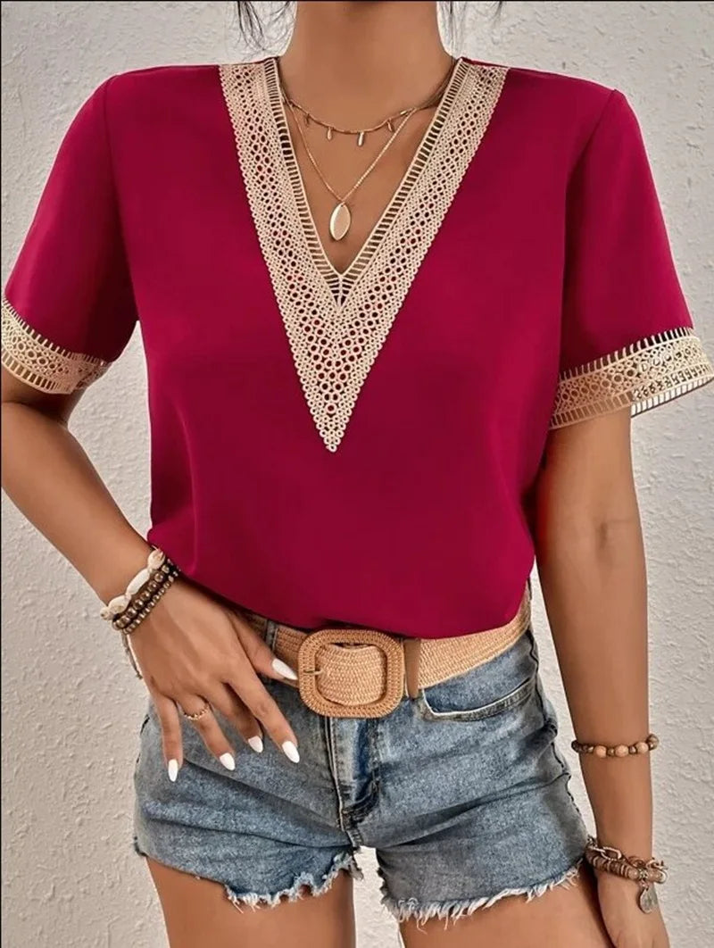 Floriana | Elegant Lace Blouse