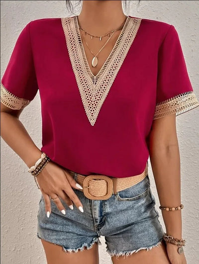 Floriana | Elegant Lace Blouse