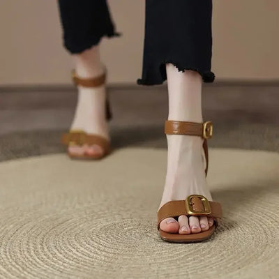 Frederika | Modern Buckle Sandals