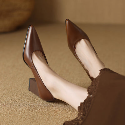 Frederikke | Classic Block Heel Pumps