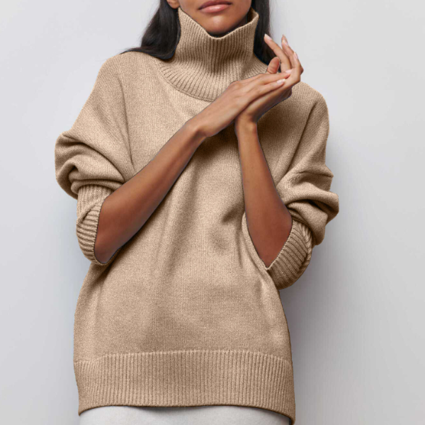 Frederikke | High Neck Knit Sweater