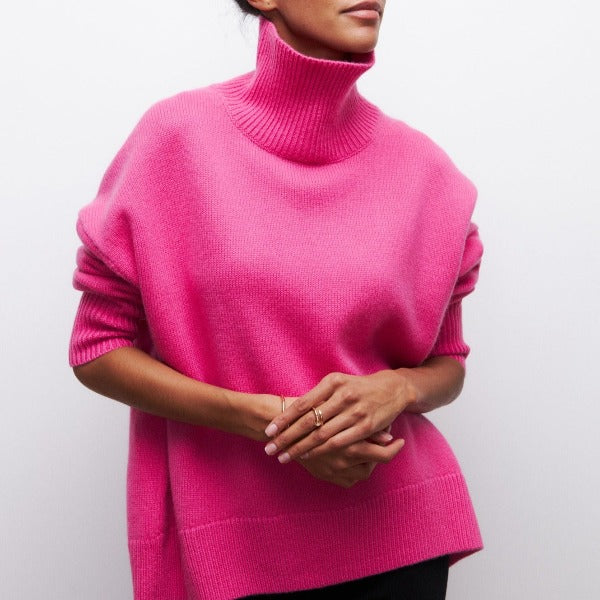 Frederikke | High Neck Knit Sweater