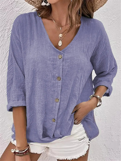 Alberte | Relaxed Button Blouse
