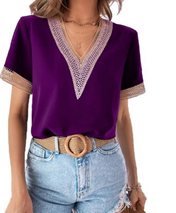 Floriana | Elegant Lace Blouse