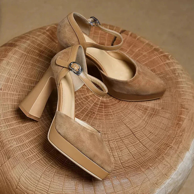 Frida | Elegant Block Heel Pumps