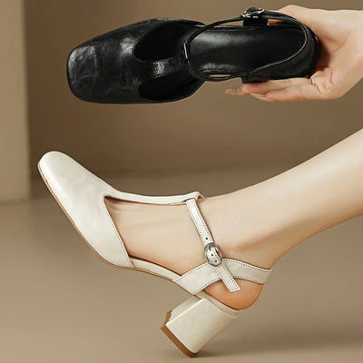 Fidelia | Vintage T-Strap Heels
