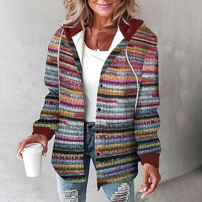 Filippa | Casual Check Hoodie Blouse
