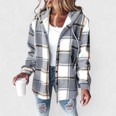 Franka | Plaid Hooded Jacket