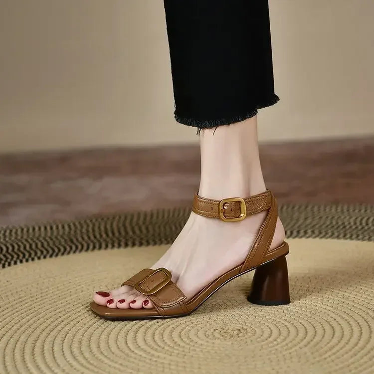 Frederika | Modern Buckle Sandals