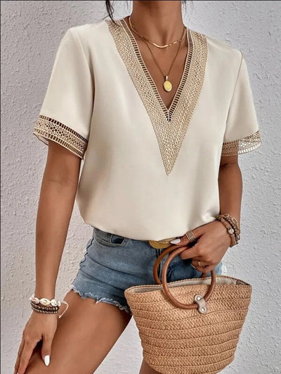 Floriana | Elegant Lace Blouse