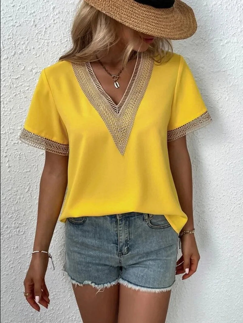 Floriana | Elegant Lace Blouse