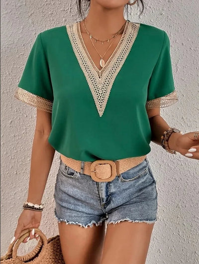 Floriana | Elegant Lace Blouse