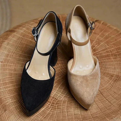Frida | Elegant Block Heel Pumps