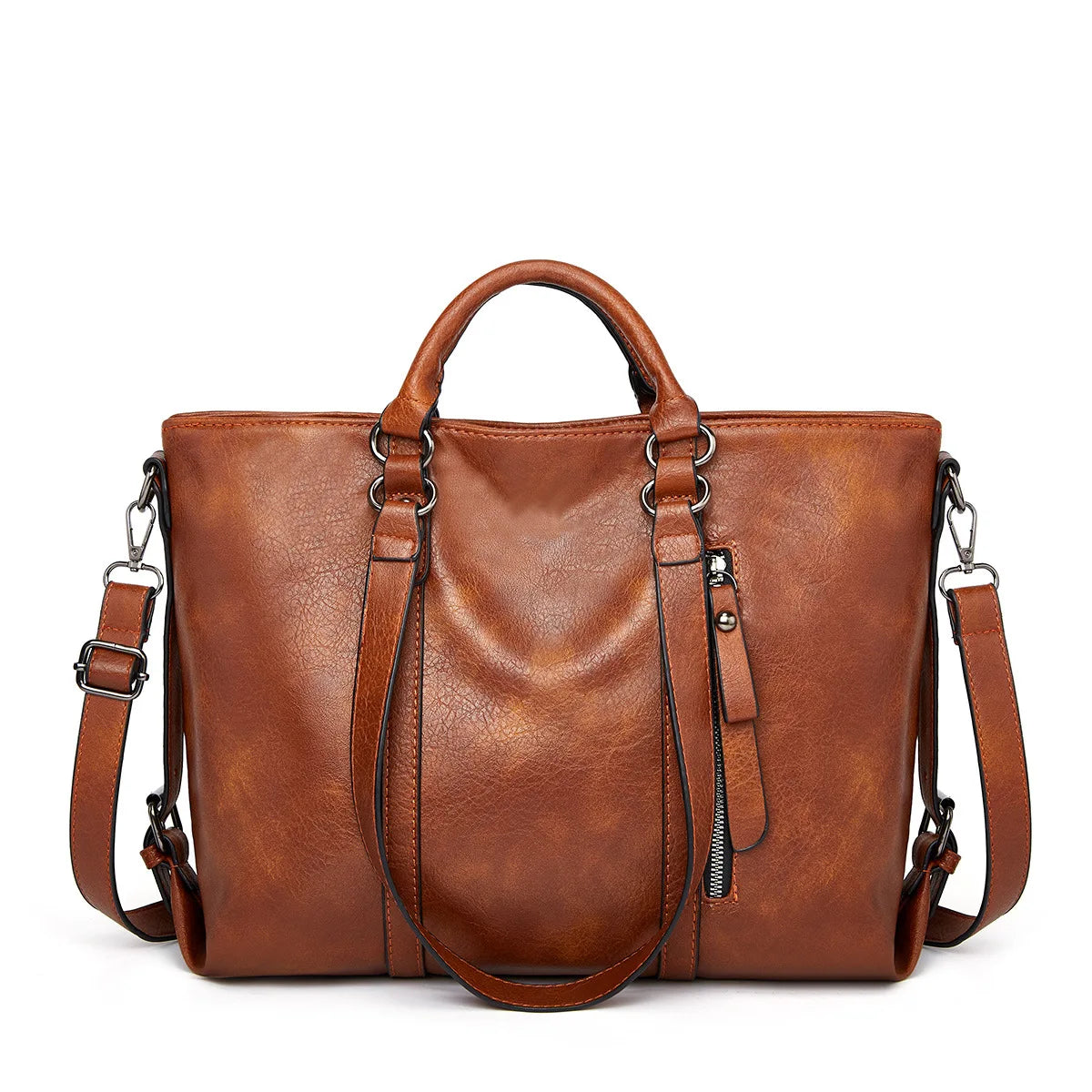 Frederikke | Modern Leather Tote Bag