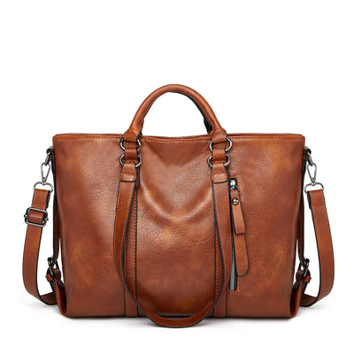Frederikke | Modern Leather Tote Bag
