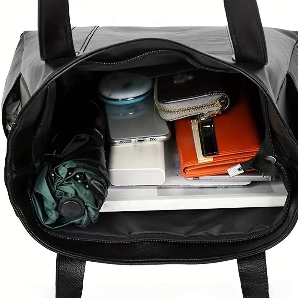 Katrine | Timeless Brown Leather Tote