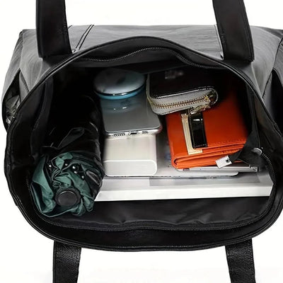 Katrine | Timeless Brown Leather Tote