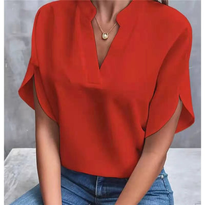 Liva | Elegant V-Neck Blouse