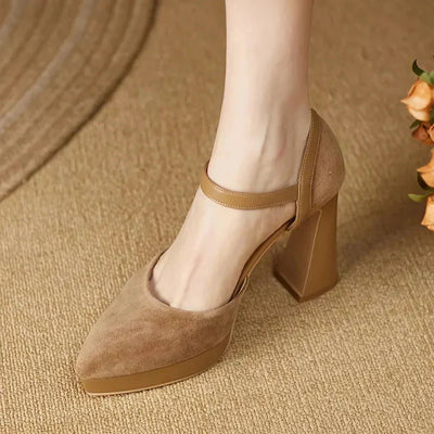 Frida | Elegant Block Heel Pumps