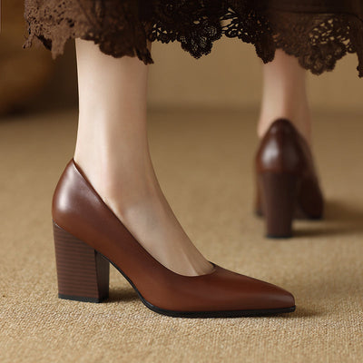 Frederikke | Classic Block Heel Pumps