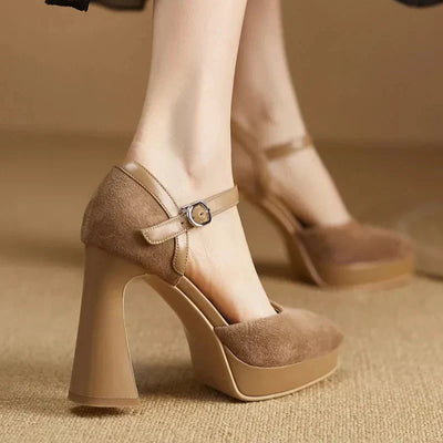 Frida | Elegant Block Heel Pumps