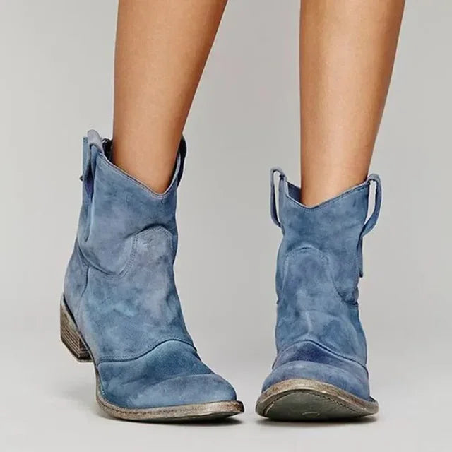 Siv | Suede Cowboy Boots