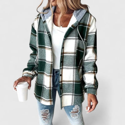 Franka | Plaid Hooded Jacket