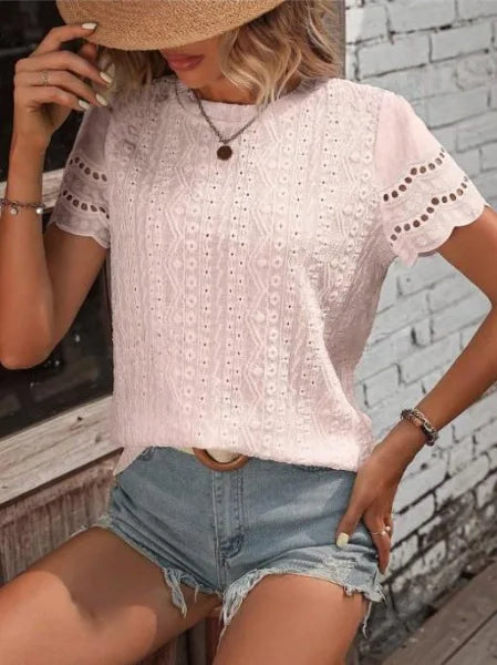 Fiona | Elegant White Blouse