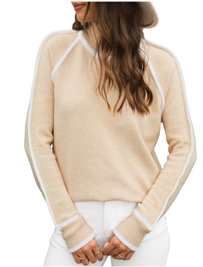 Fiona | High Neck Knit Sweater