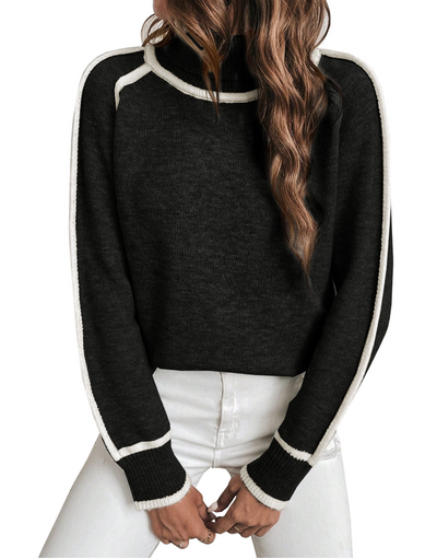 Fiona | High Neck Knit Sweater