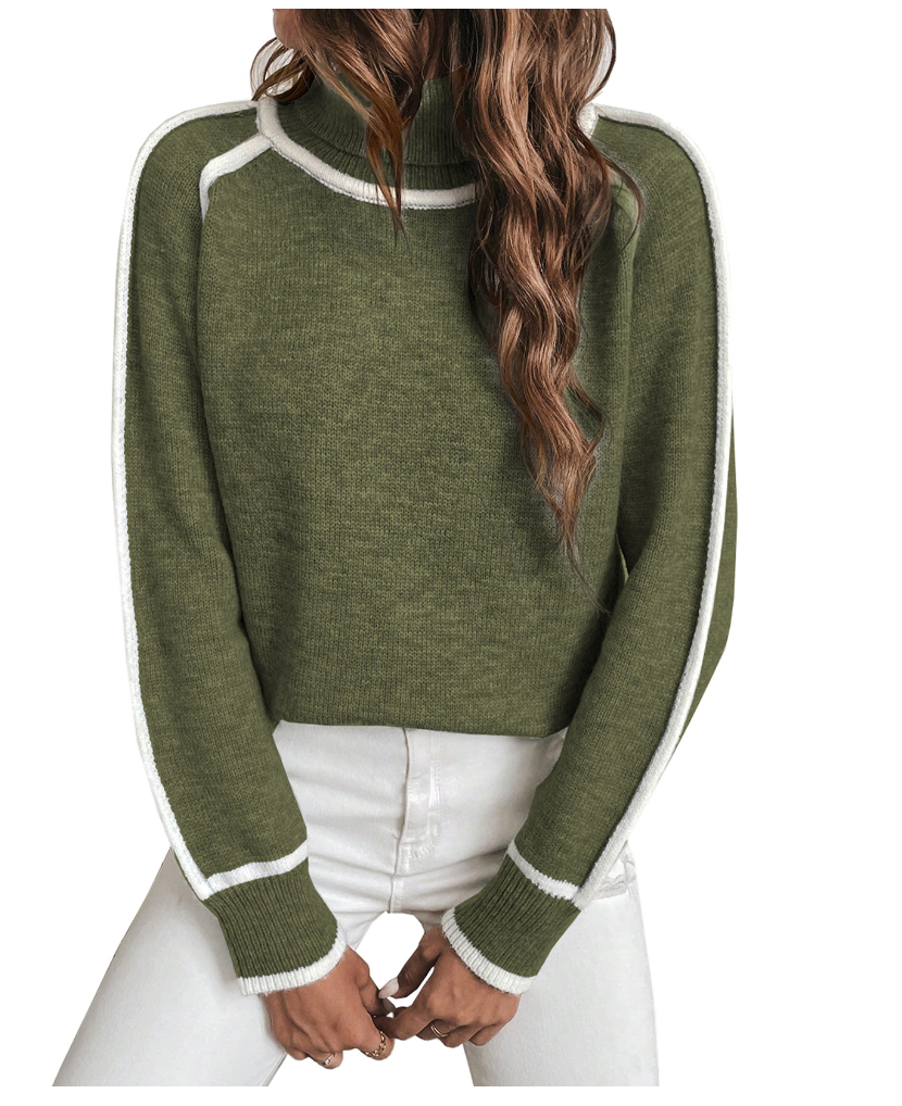 Fiona | High Neck Knit Sweater