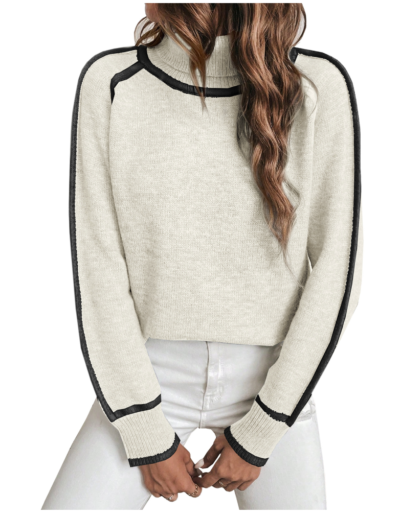 Fiona | High Neck Knit Sweater