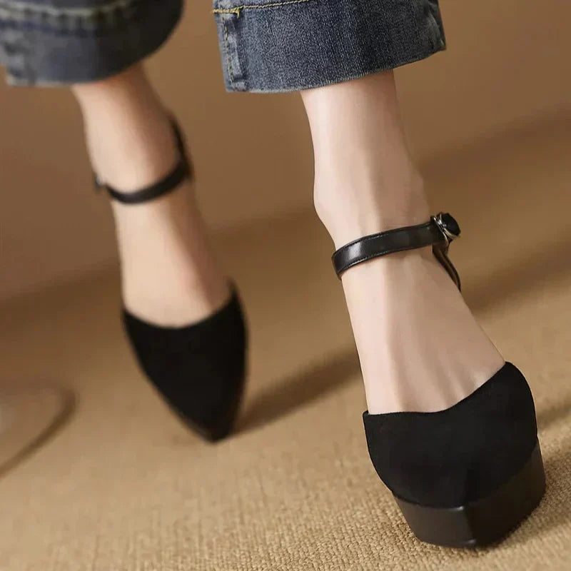 Frida | Elegant Block Heel Pumps