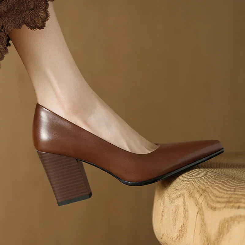 Frederikke | Classic Block Heel Pumps