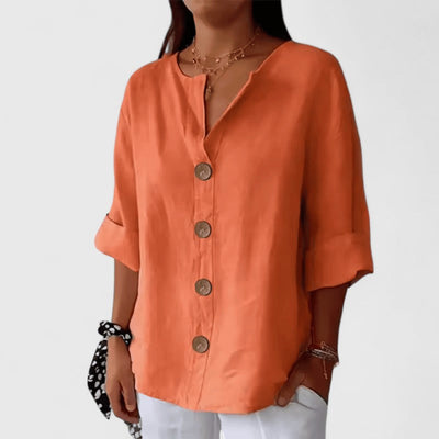 Franca | Classic Button Blouse