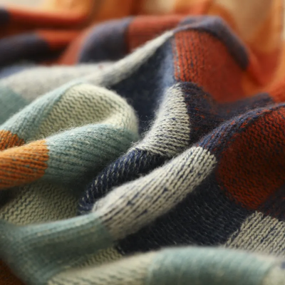 Celestia | Checkered Knit Sweater