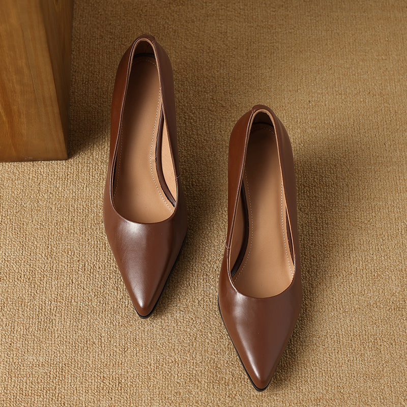 Frederikke | Classic Block Heel Pumps