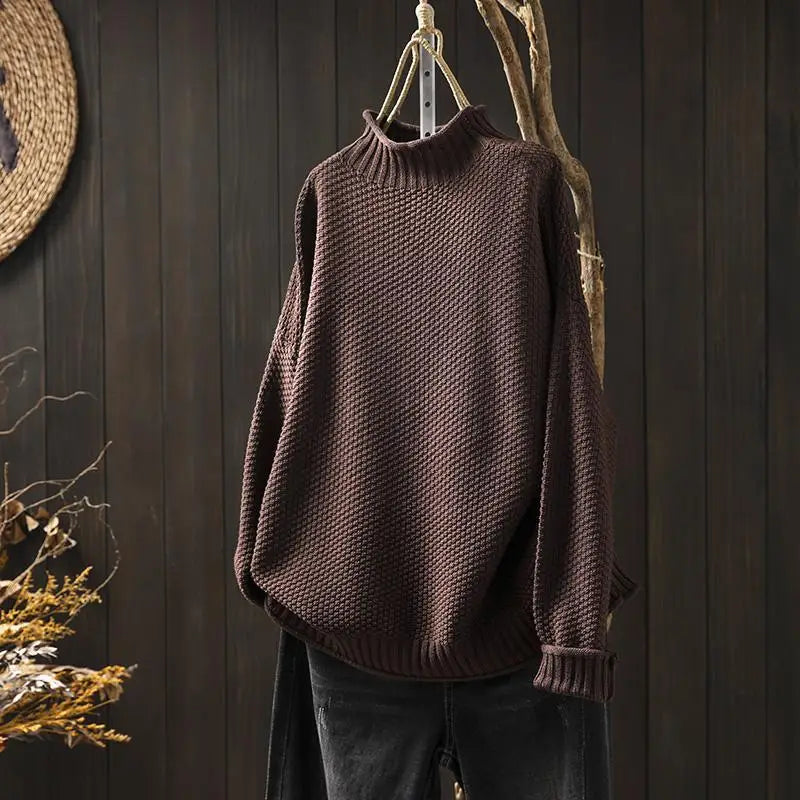 Florentina | Textured Turtleneck Sweater