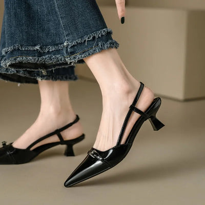 Fynne | Classic Slingback Heels