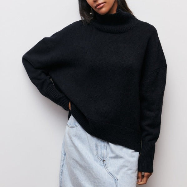 Frederikke | High Neck Knit Sweater