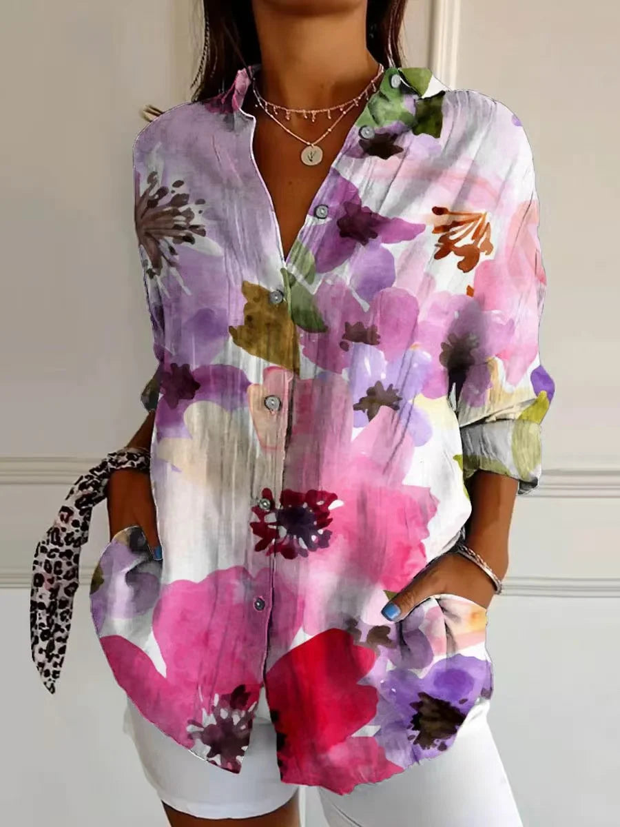 Jade | Floral Button-Down Shirt