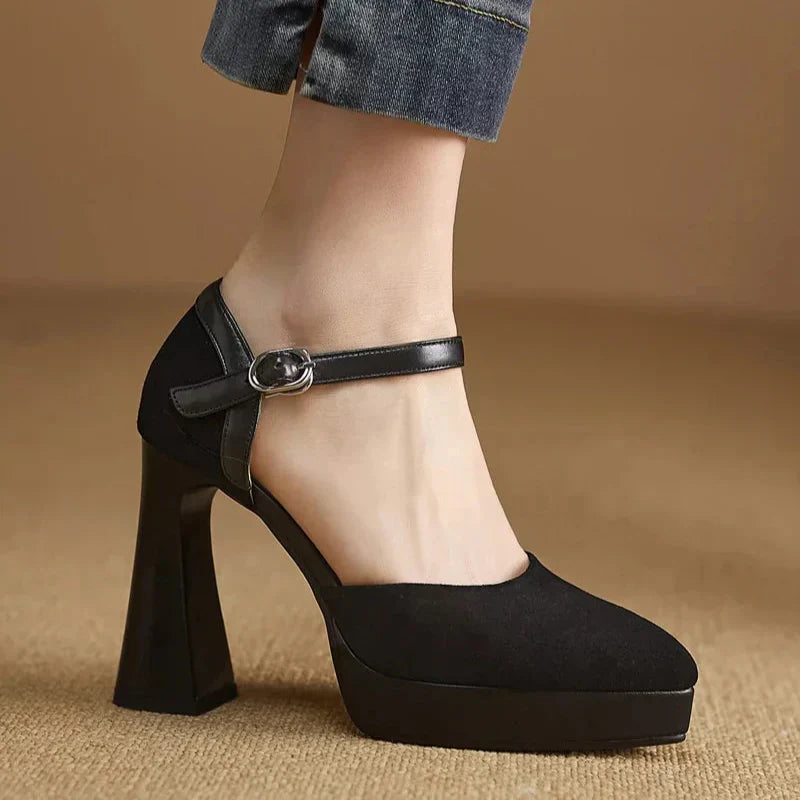 Frida | Elegant Block Heel Pumps