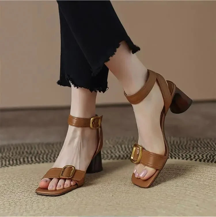 Frederika | Modern Buckle Sandals