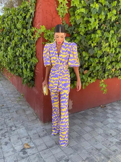 Marlowe | Vibrant Power Suit Set