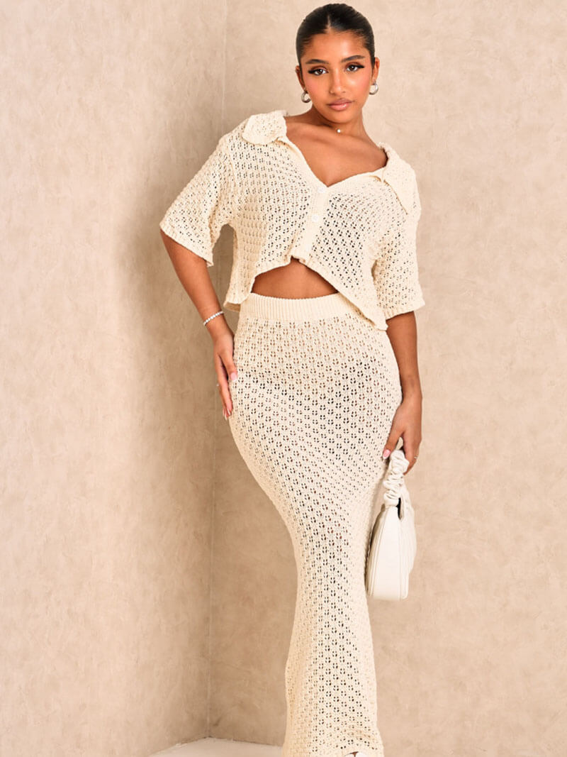 Maisie | Crochet Elegance Two-Piece Set