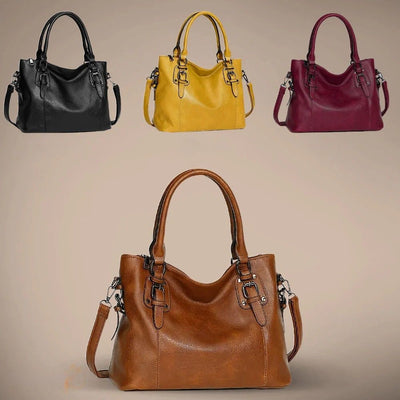 Federica | Structured Leather Handbag