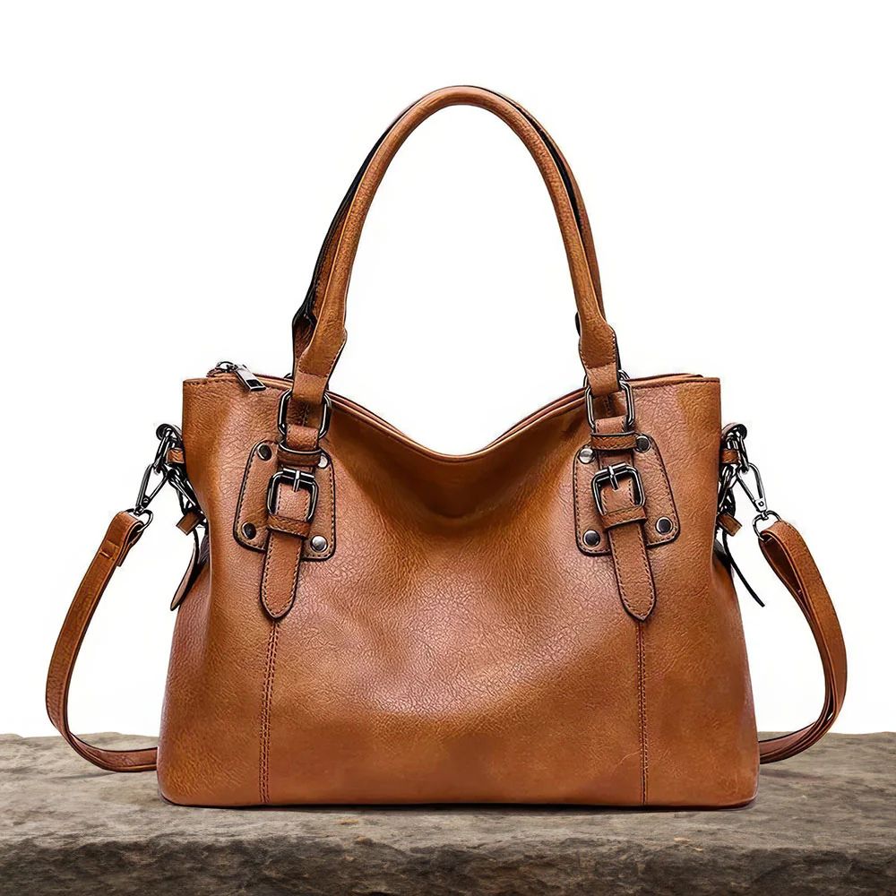 Federica | Structured Leather Handbag