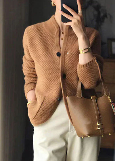 Alaya | Textured Button Sweater