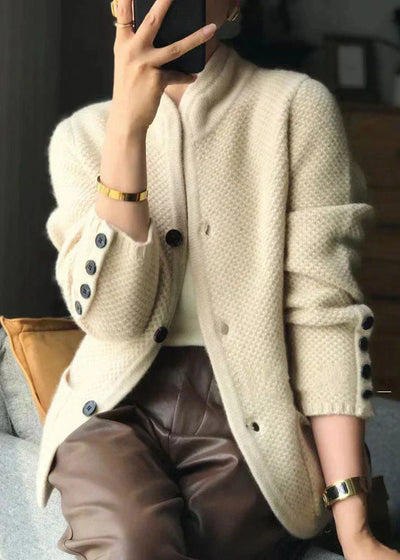 Alaya | Textured Button Sweater